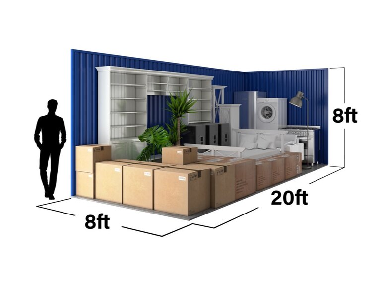 Image of 160 sq ft container group